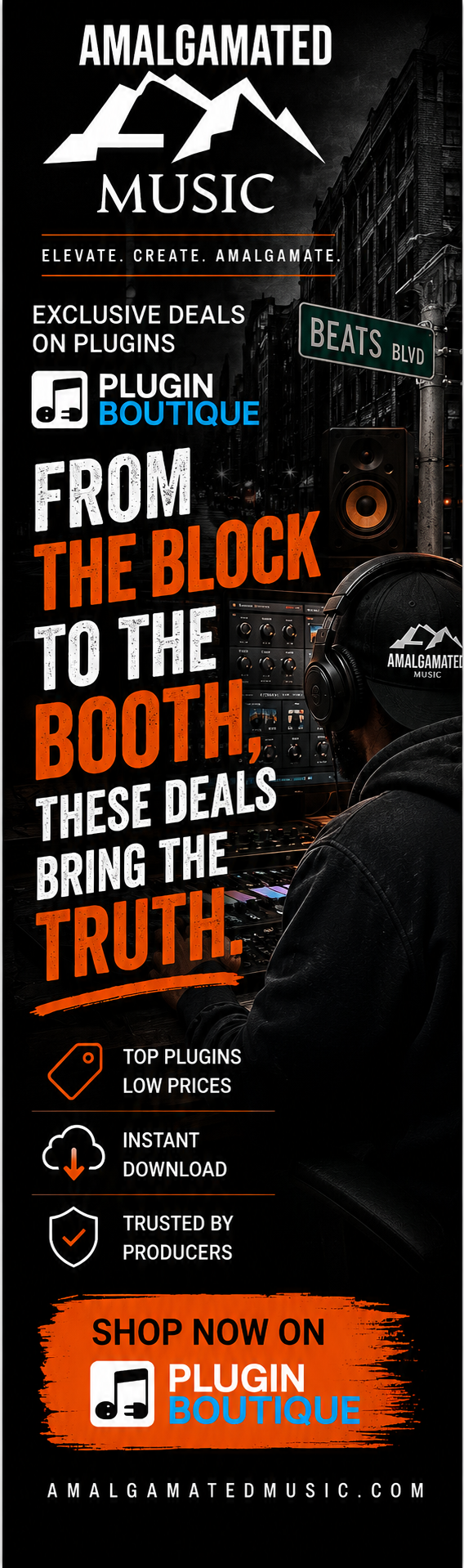 Amalgamated Music and Plugin Boutique Exclusive Deals